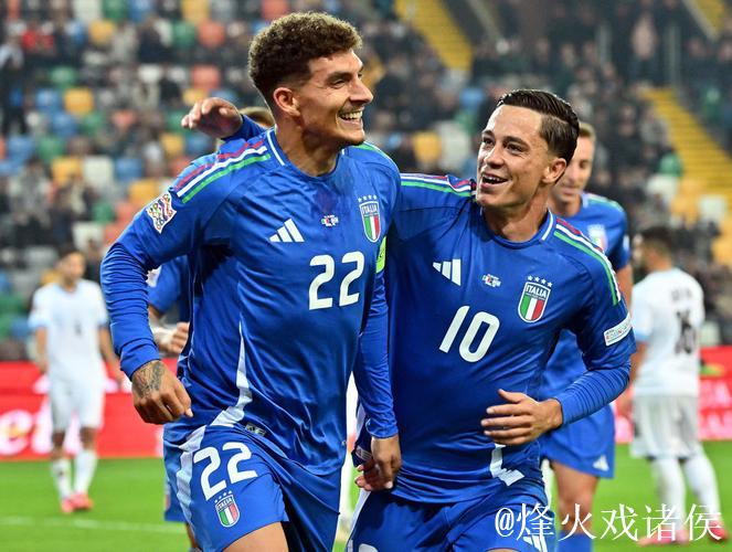 欧国联-迪洛伦佐双响 意大利4-1大胜以色列 欧国联-迪洛伦佐双响 意大利4-1大胜以色列